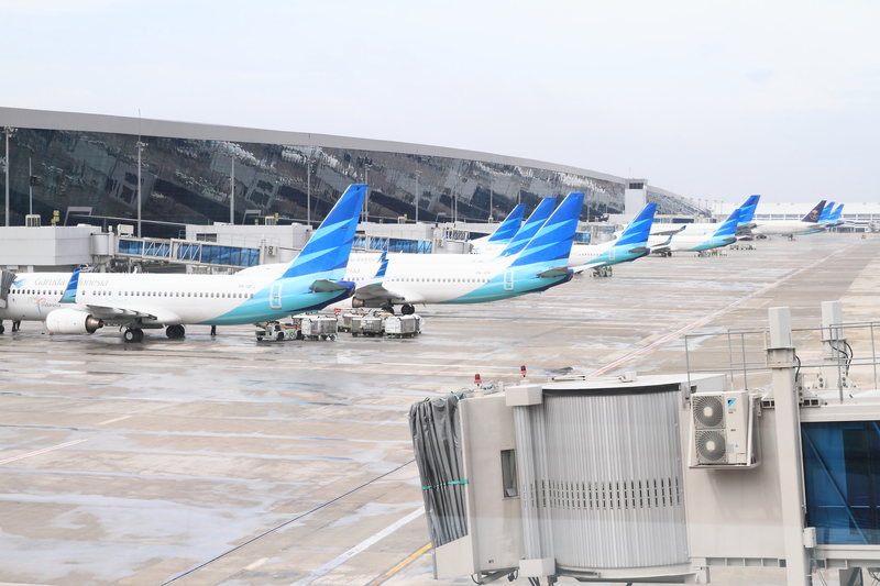 CGK Airport is a hub for Garuda Indonesia Airlines.